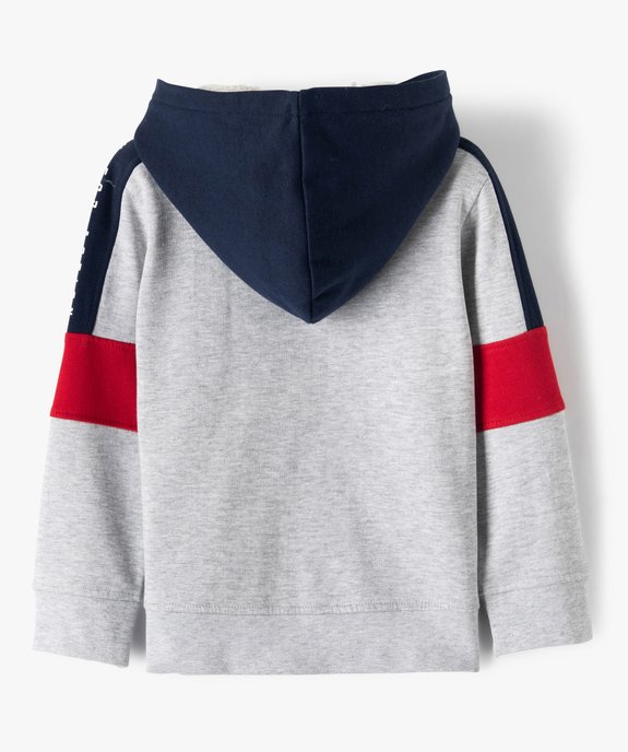 Sweat garçon zippé chaud à capuche - La Pat Patrouille vue5 - PAT PATROUILLE - GEMO