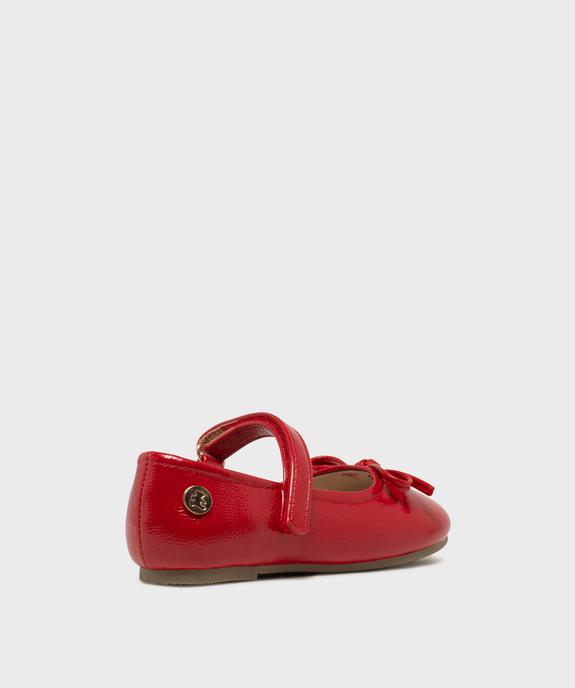 Ballerines vernies à bride scratch fille - LuluCastagnette vue4 - LULUCASTAGNETTE - GEMO