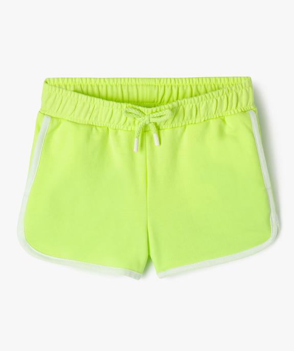 Short en maille avec taille élastique fille vue1 - GEMO (ENFANT) - GEMO