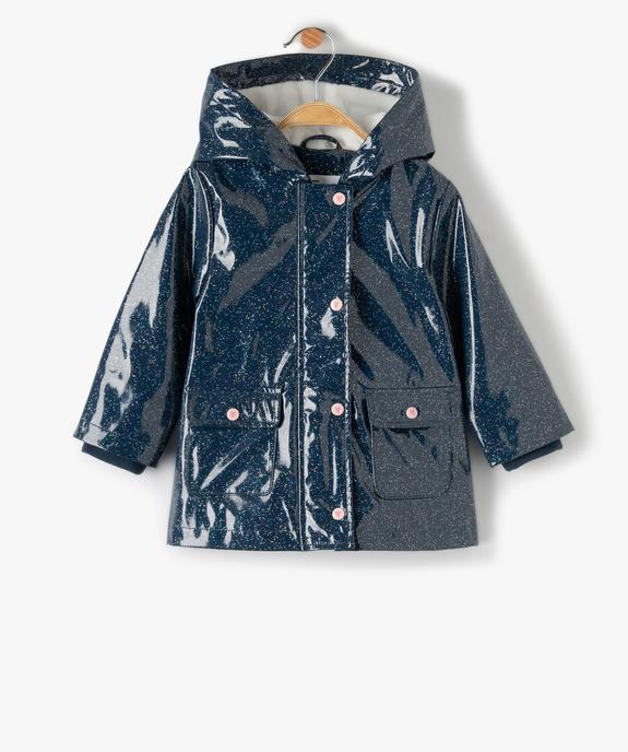 Imperméable bébé fille à paillettes avec doublure douce vue1 - GEMO(BEBE DEBT) - GEMO