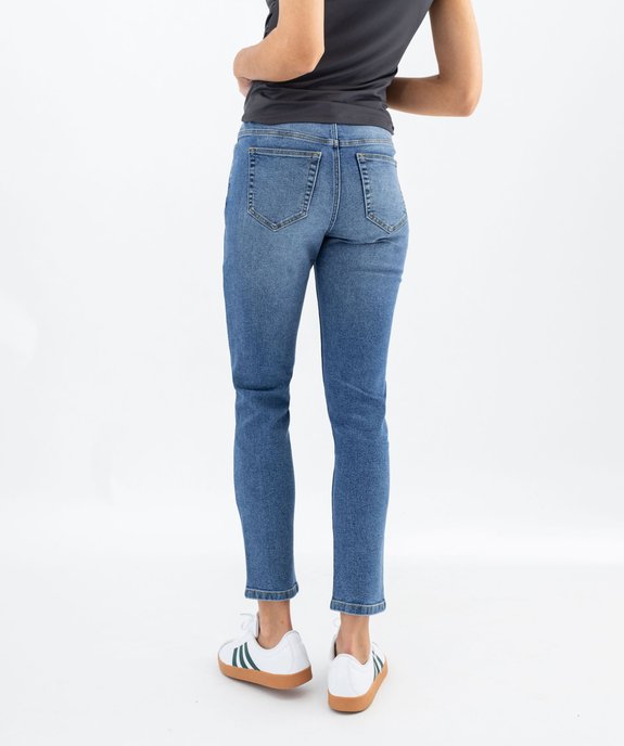 Jean femme coupe Slim taille haute – Longueur L26 vue7 - GEMO 4G FEMME - GEMO