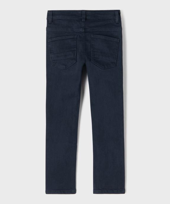 Pantalon slim avec taille ajustable garçon vue3 - GEMO (ENFANT) - GEMO