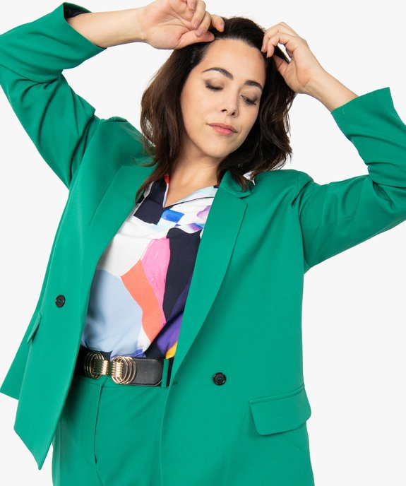 Veste femme grande taille à fermeture croisée vue6 - GEMO (G TAILLE) - GEMO