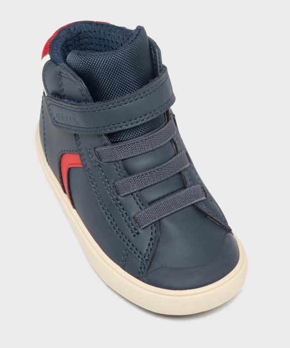 Baskets montantes tricolores bébé garçon - Geox vue5 - GEOX - GEMO