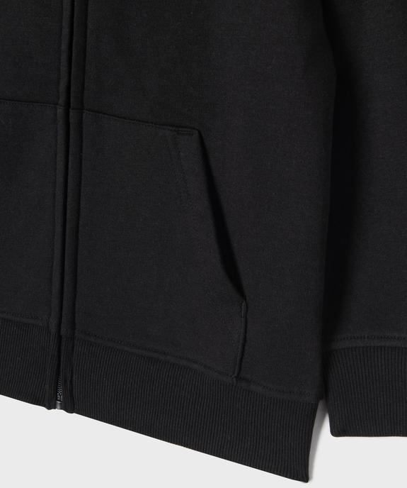 Sweat zippé à capuche uni garçon vue2 - GEMO 4G GARCON - GEMO