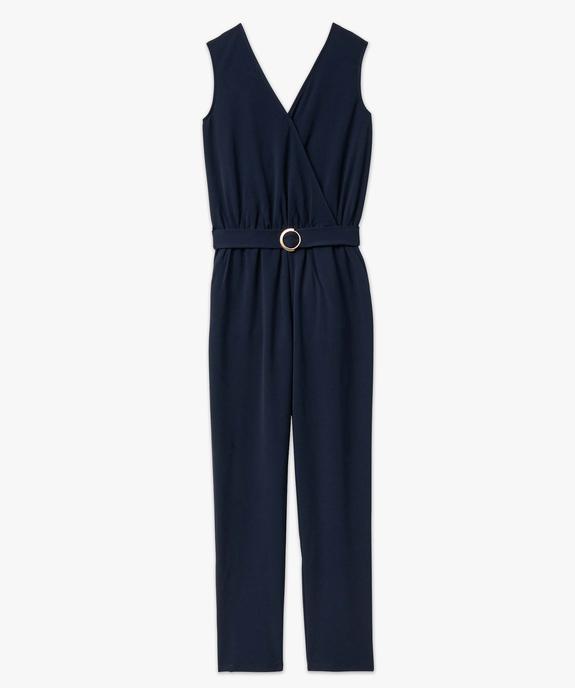 Combinaison pantalon femme avec haut cache-coeur vue4 - GEMO 4G FEMME - GEMO