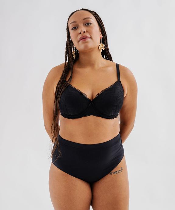 Culotte en microfibre femme grande taille vue5 - GEMO 4G FEMME - GEMO