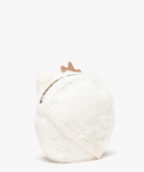 Sac rond en maille peluche fille  vue2 - GEMO (ENFANT) - GEMO