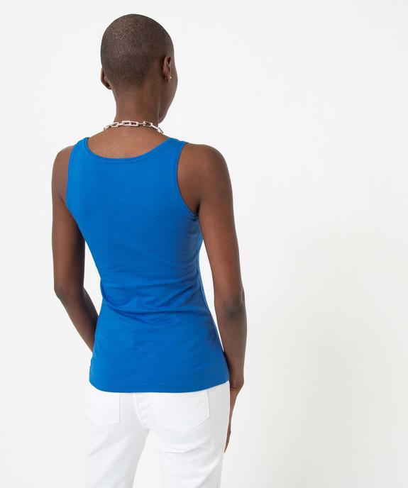 Débardeur femme uni col rond vue3 - GEMO(FEMME PAP) - GEMO
