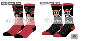 Chaussettes imprimées homme en boite cadeau (lot de 2) - Freegun x One Piece vue1 - FREEGUN - GEMO