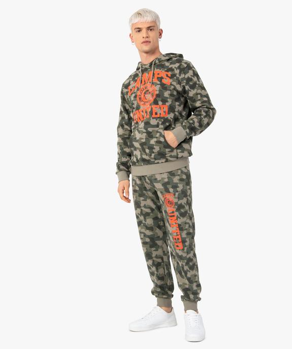 Sweat homme à capuche avec motif XXL – Camps United vue5 - CAMPS UNITED - GEMO