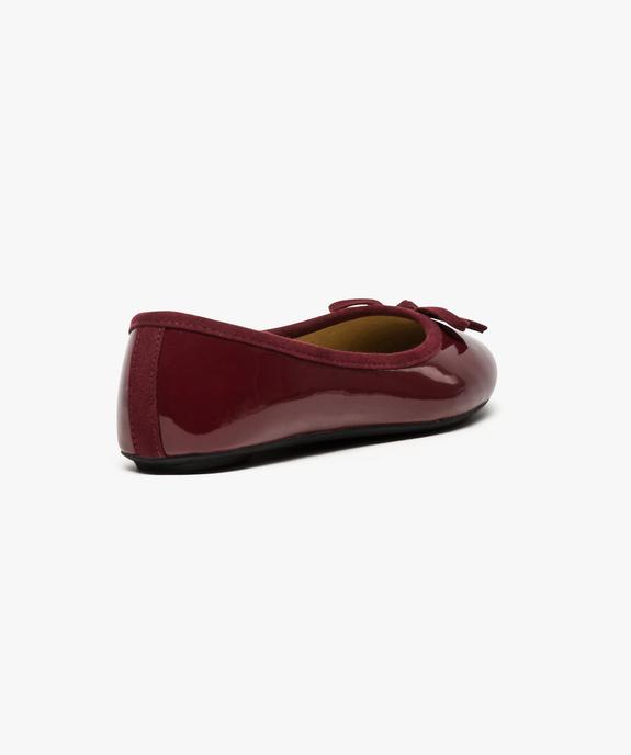 Ballerines vernies avec noeud sur le dessus vue4 - GEMO (ENFANT) - GEMO