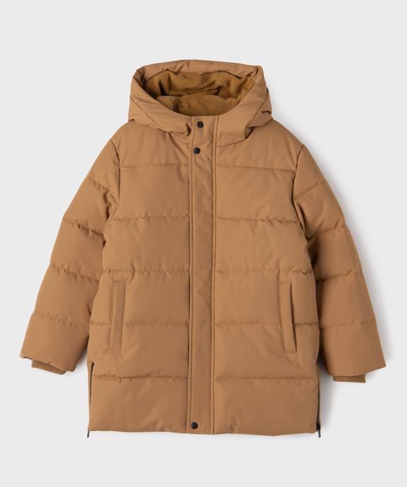 Blouson déperlant à capuche doublé polaire garçon vue2 - GEMO 4G GARCON - GEMO