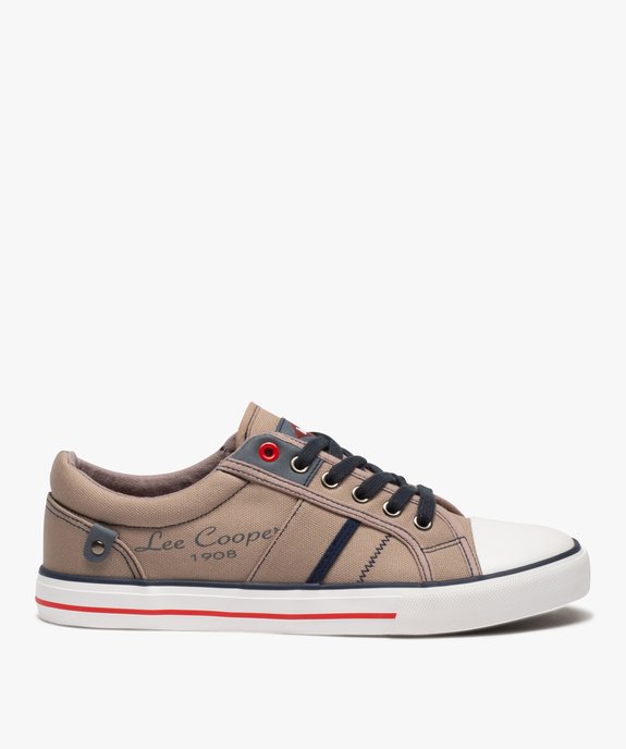 Baskets homme en toile délavée – Lee Cooper vue1 - LEE COOPER - GEMO