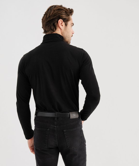 Tee-shirt à col roulé coupe slim homme vue7 - GEMO (HOMME) - GEMO