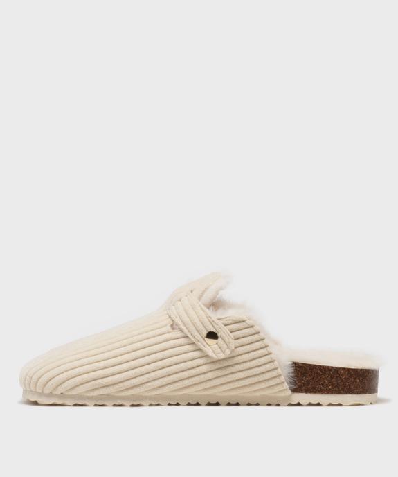 Chaussons mules avec doublure chaude femme - LuluCastagnette vue4 - LULUCASTAGNETTE - GEMO