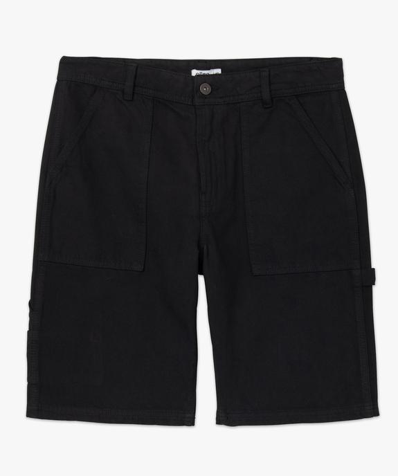 Bermuda homme style charpentier à grandes poches plaquées vue4 - GEMO (HOMME) - GEMO