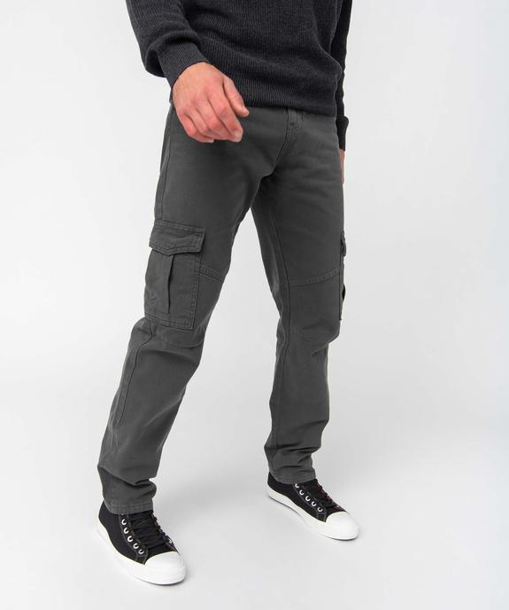 Jean homme avec poches à rabat sur les cuisses vue1 - GEMO (HOMME) - GEMO