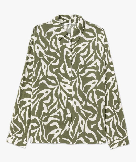Chemise imprimée femme grande taille vue4 - GEMO (G TAILLE) - GEMO