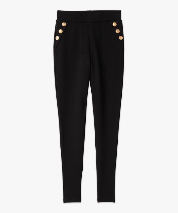 Leggings avec boutons sur les hanches femme vue4 - GEMO(FEMME PAP) - GEMO