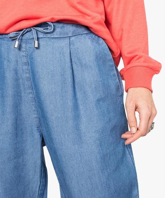 Pantalon ample en Tencel vue2 - GEMO(FEMME PAP) - GEMO