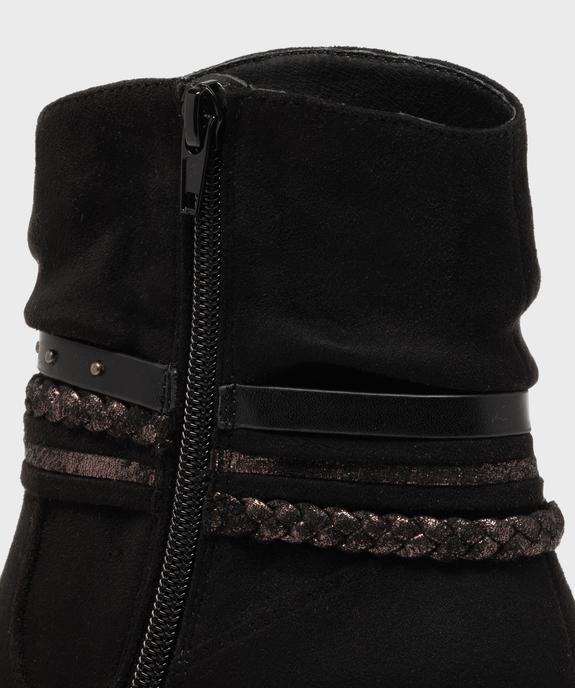 Boots en suédine femme - Emilia Rosa vue6 - EMILIA ROSA - GEMO