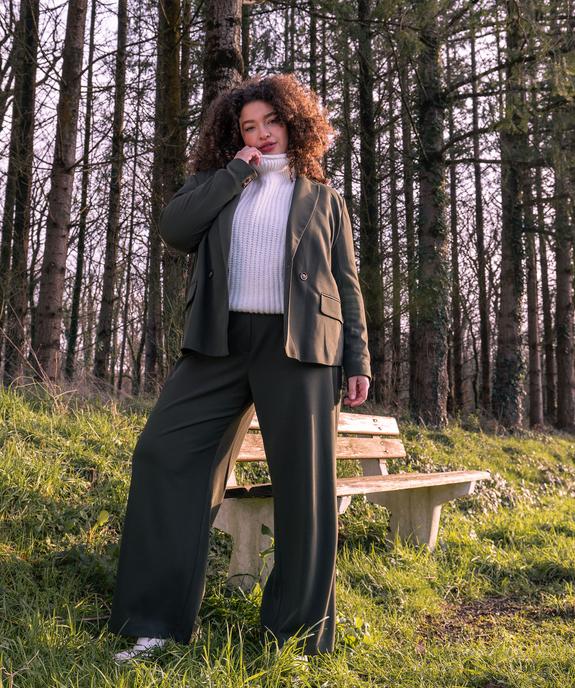 Pantalon large femme grande taille vue1 - GEMO (G TAILLE) - GEMO
