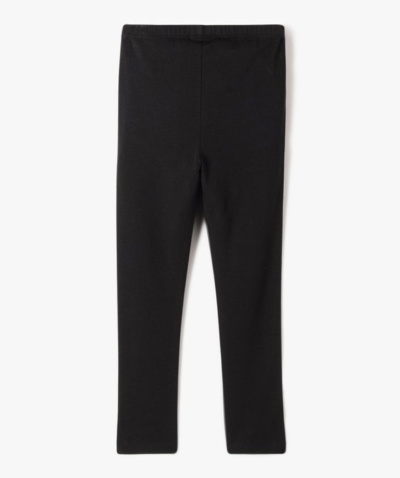 Leggings avec inscription pailletée fille vue3 - GEMO 4G FILLE - GEMO