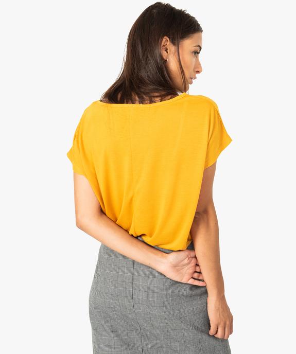 Tee-shirt femme loose imprimé  vue3 - GEMO(FEMME PAP) - GEMO