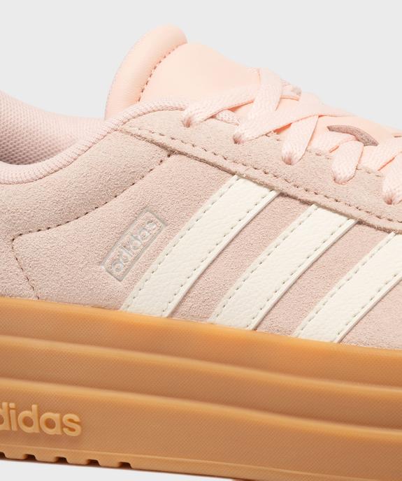 Baskets VL Court bold dessus cuir femme - Adidas vue6 - ADIDAS - GEMO