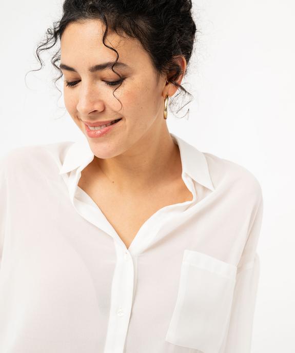 Chemise fluide à manches blousantes femme vue2 - GEMO(FEMME PAP) - GEMO