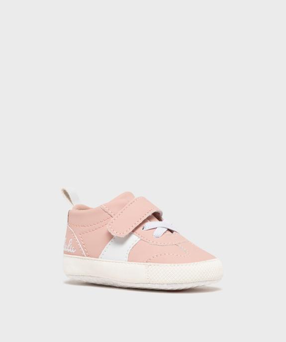 Chaussons de naissance look sneakers bébé - LuluCastagnette vue2 - LULU CASTAGNETTE GEMO FOR GOOD - GEMO