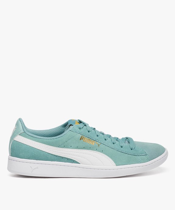 Baskets basses femme dessus en cuir suedé - Puma Vikky vue1 - PUMA - GEMO