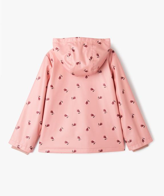 Imperméable à capuche et doublure peluche fille vue4 - GEMO (ENFANT) - GEMO