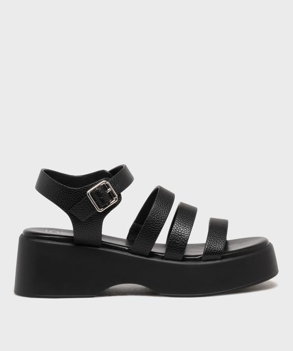 Sandales multibrides à semelle plateforme femme vue1 - 5 MILES - GEMO