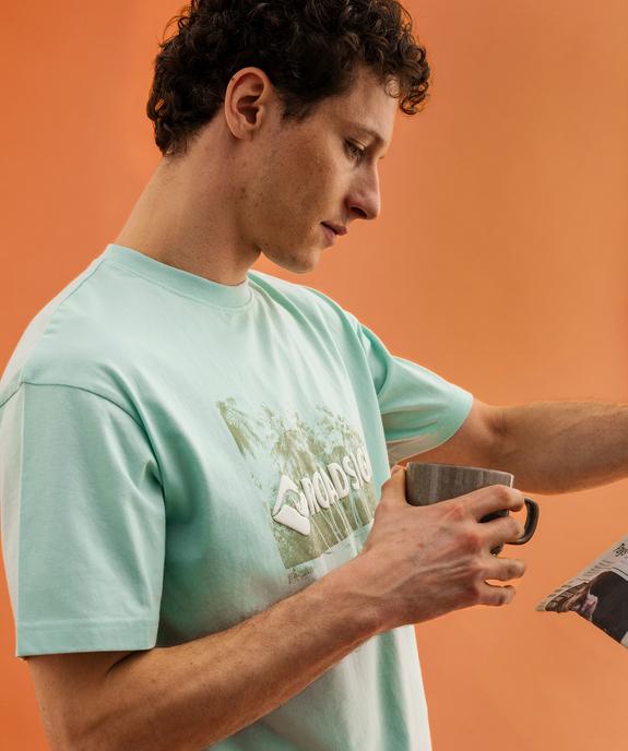 Pyjashort en jersey de coton imprimé homme - Roadsign vue8 - ROADSIGN G4G - GEMO