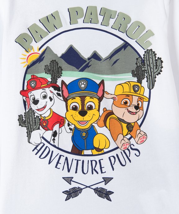 Tee-shirt garçon à manches longues imprimé - La Pat'Patrouille vue2 - PAT PATROUILLE - GEMO