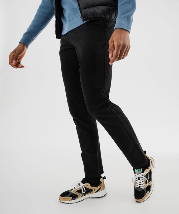 Pantalon chino coupe Slim homme vue9 - GEMO 4G HOMME - GEMO