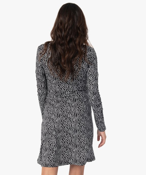Robe de grossesse et d'allaitement en maille vue3 - GEMO (MATER) - GEMO