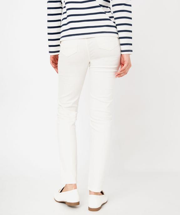 Pantalon coupe Slim taille normale femme vue3 - GEMO 4G FEMME - GEMO