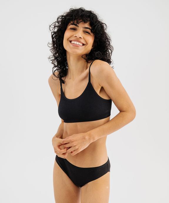 Culotte en maille côtelée femme (lot de 2) vue1 - GEMO 4G FEMME - GEMO