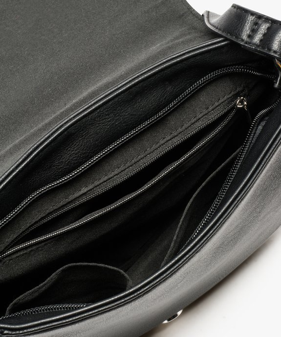 Sac à main forme besace  vue3 - GEMO (ACCESS) - GEMO