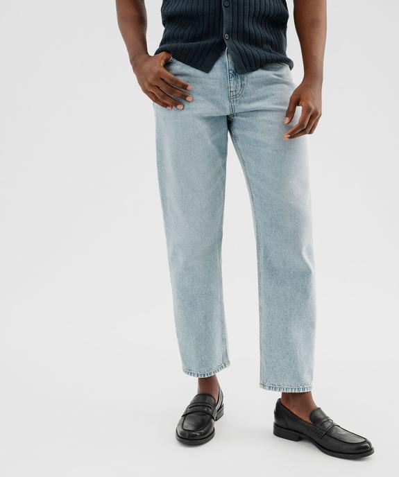 Jean coupe loose délavé homme vue1 - GEMO (HOMME) - GEMO