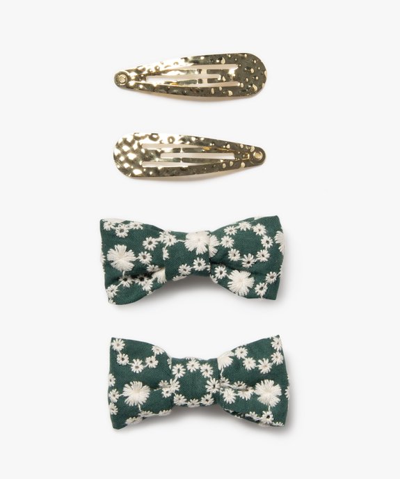 Barrettes pour les cheveux fille (lot de 4) vue1 - GEMO (ACCESS) - GEMO