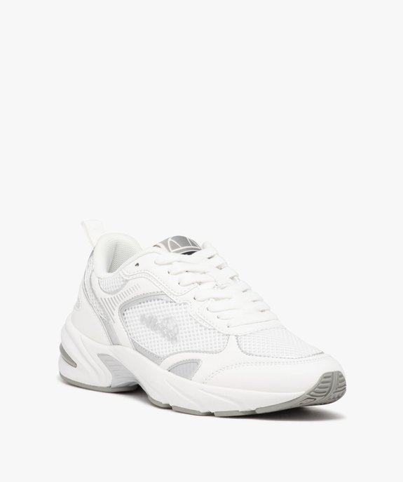 Baskets femme bicolores en mesh style running - Ellesse vue2 - ELLESSE - GEMO