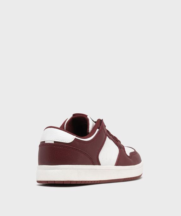 Baskets basses bicolores et grainées femme - Camps United vue4 - CAMPS GEMO FOR GOOD - GEMO
