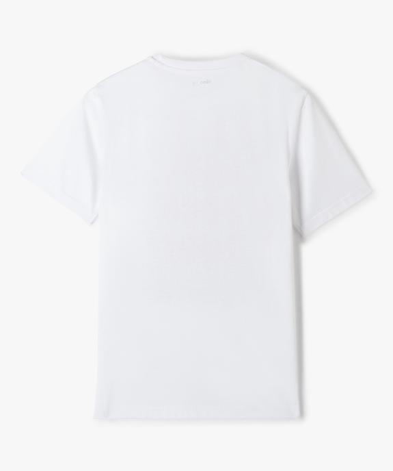 Tee-shirt garçon à manches courtes et imprimé tropical vue3 - GEMO (JUNIOR) - GEMO
