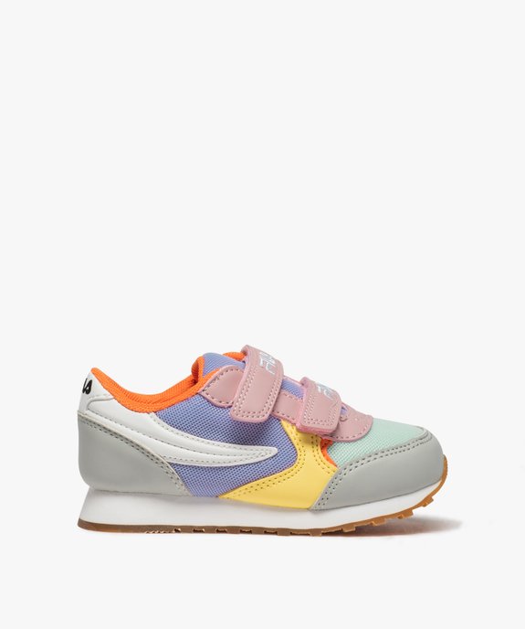 Baskets fille colorées à scratch – Fila Orbit Low vue1 - FILA - GEMO