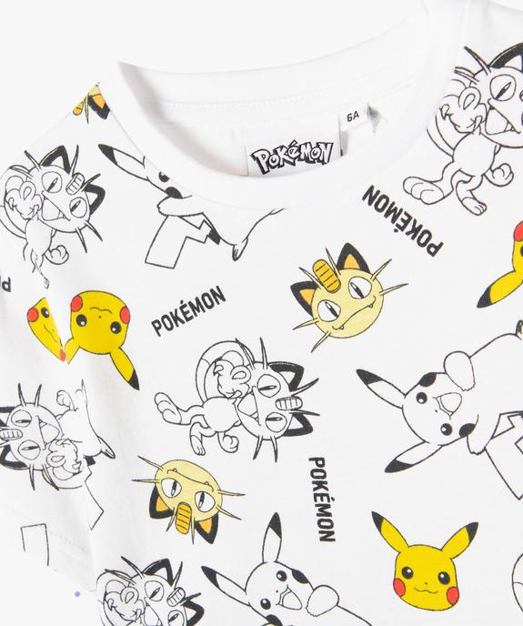 Tee-shirt garçon imprimé - Pokemon vue3 - POKEMON - GEMO
