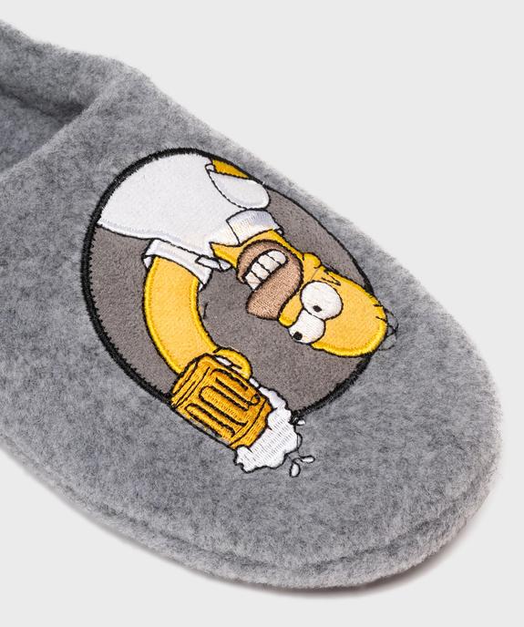 Chaussons mules imprimés homme - Superman vue6 - SIMPSONS - GEMO